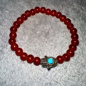 Hamsa Hand Bracelet, Evil Eye Bracelet, Healer ,